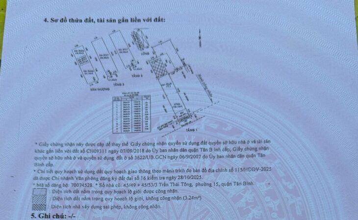 (Tin thật 100%) Bán đất tặng nhà 177m2 tại hẻm 45 Trần Thái Tông – HXH 5m – GPXD 6 lầu xây CHDV