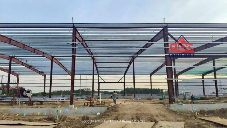 XT665 nhà xưởng kiên cố phục vụ sản xuất CNC, CN phụ trợ trống xưởng giao liền