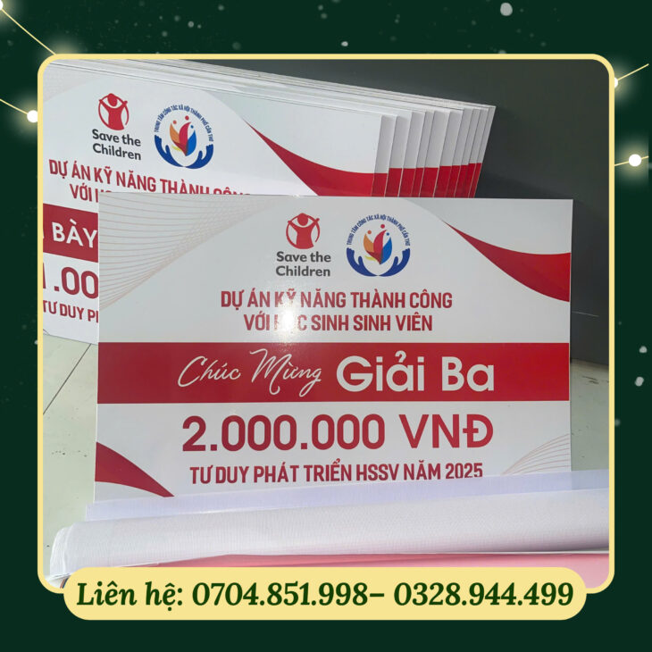 thiết kế in ấn thi công sự kiện