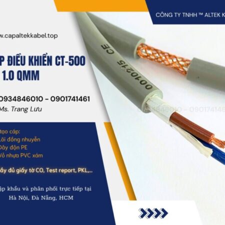 Cáp điều khiển Altek Kabel 2×1.0mm2 không chống nhiễu