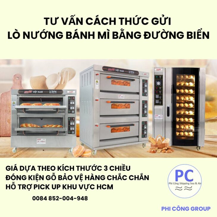 GỬI LÒ NƯỚNG BÁNH MÌ SANG MỸ BẰNG ĐƯỜNG