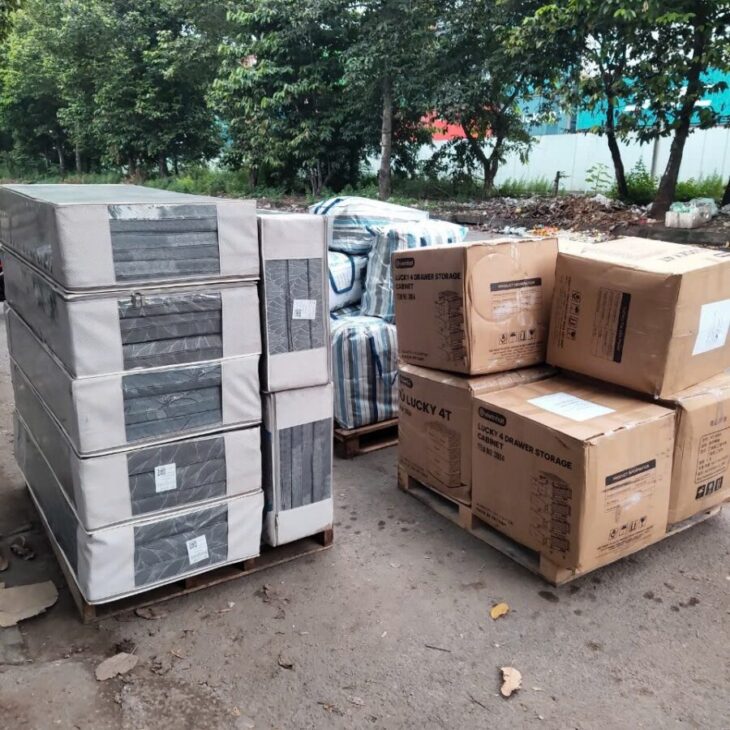 GỬI NỆM CAO SU THIÊN NHIÊN SANG ÚC