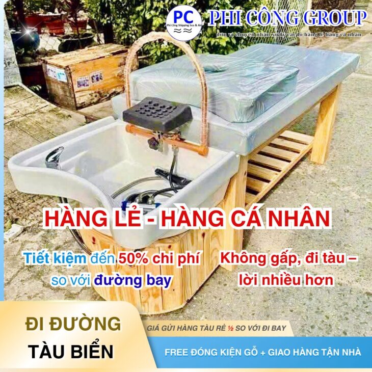 GỬI GIƯỜNG GỘI ĐẦU DƯỠNG SINH TỪ VIỆT NAM ĐI HÀN QUỐC BẰNG ĐƯỜNG BIỂN – GIAO TẬN NHÀ