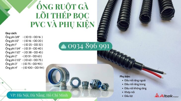 Ống Kẽm Bọc Thép Và Đầu Nối Đủ Quy Cách Phi 16 Tại Đà Nẵng, Hà Nội, Hồ Chí Minh