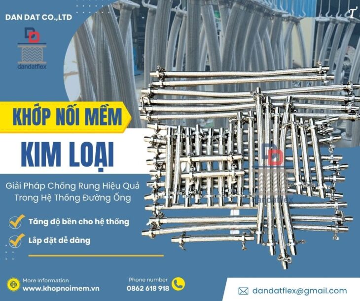 Khớp nối mềm bọc PJ/Khớp nối mềm inox bọc cách nhiệt/Khớp nối mềm rắc co ren/Ống mềm inox chịu nhiệt