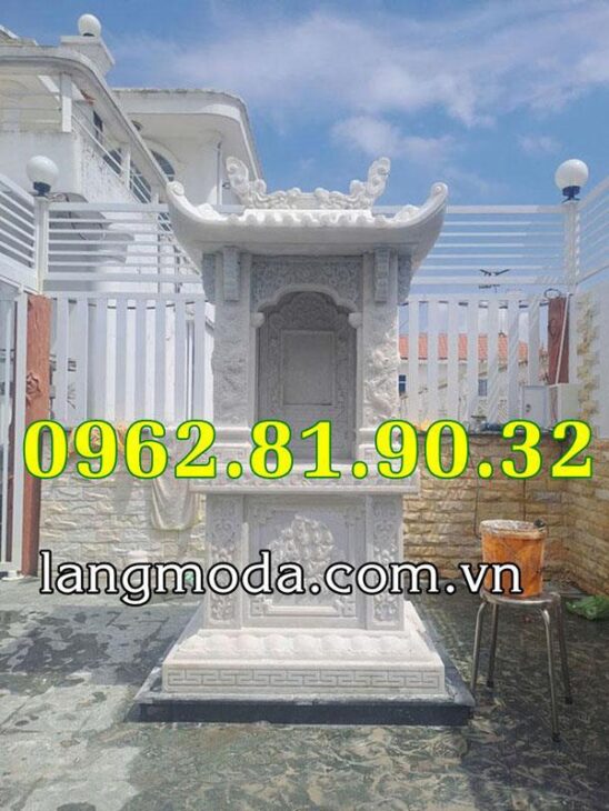 Bán mẫu miếu thờ am để tro cốt tại Tây Ninh bằng đá tự nhiên
