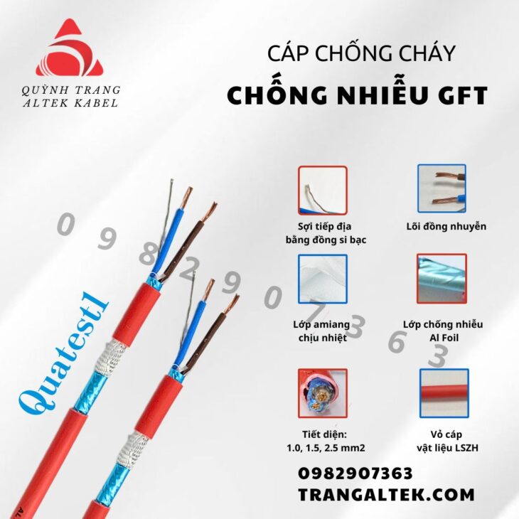 Cáp chống cháy Altek Kabel – an toàn khi hỏa hoạn