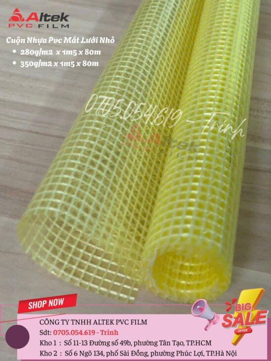 Lưới nhựa pvc là gì, mua ở đâu tại Bình Dương ???
