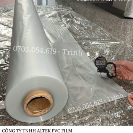 Nhựa pvc nhám mờ dẻo, bền, đi hàng mỗi ngày