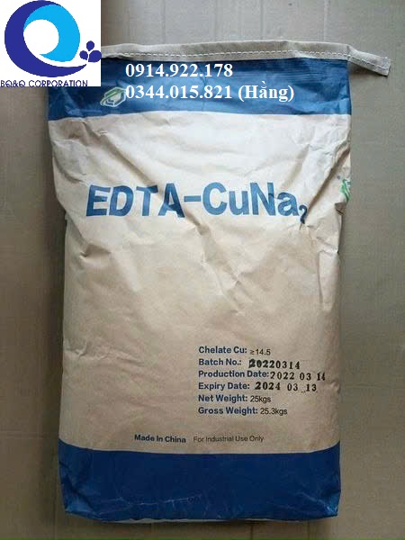 Đồng hữu cơ, Đồng chelate, Edta CuNa2, dùng trong thủy sản và nông nghiệp