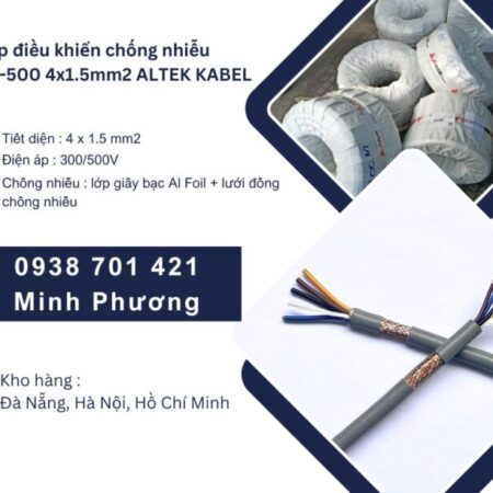 Cáp tín hiệu chống nhiễu sh-500 4×1.5mm2 Altek Kabel giao ngay Đà Nẵng, Huế