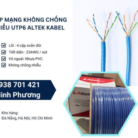 Cáp mạng không chống nhiễu utp6 Altek Kabel sẵn kho Đà Nẵng, Hà Nội, Hồ Chí Minh Cáp mạng không chống nhiễu utp6 Altek Kabel sẵn kho Đà Nẵng, Hà Nội, Hồ Chí Minh