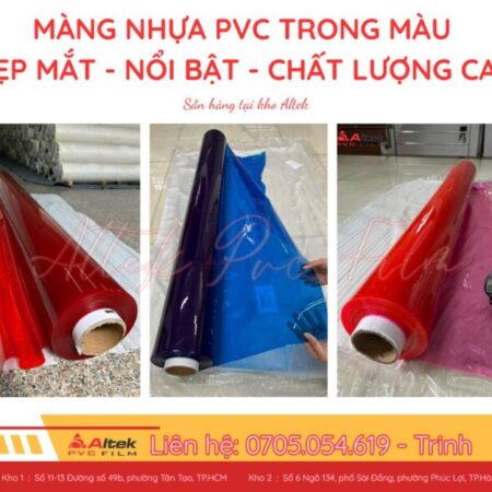 Mua màng nhựa pvc màu ở đâu, giá bao nhiêu ?