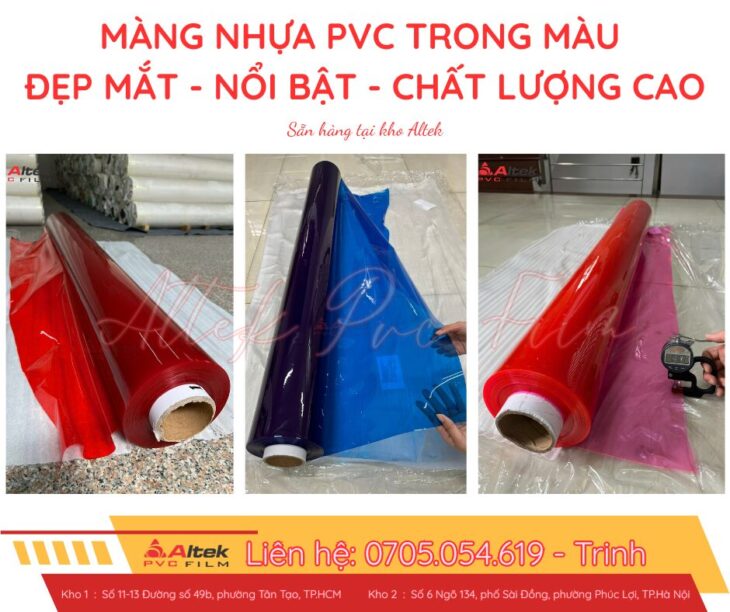 Mua màng nhựa pvc màu ở đâu, giá bao nhiêu ?