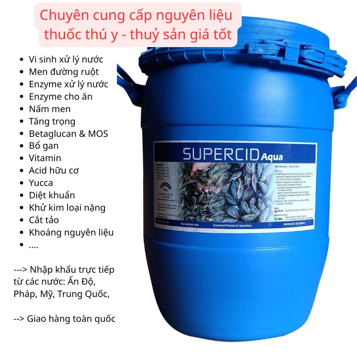 SUPERCID AQUA- acdi hữu cơ đường ruột
