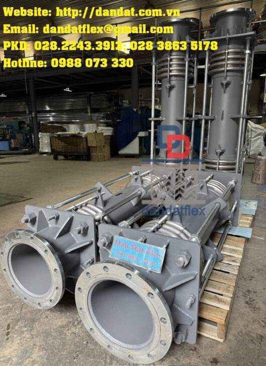 Khớp giãn nở hình chữ nhật/ Khớp nối giãn nở nhiệt/ Khớp nối giãn nở nhiệt inox/ Bù giãn nở nhiệt