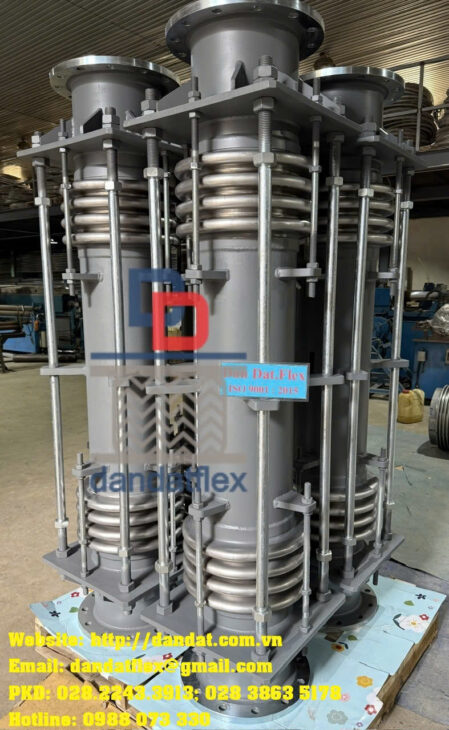 Khớp giãn nở hình chữ nhật/ Khớp nối giãn nở nhiệt/ Khớp nối giãn nở nhiệt inox/ Bù giãn nở nhiệt