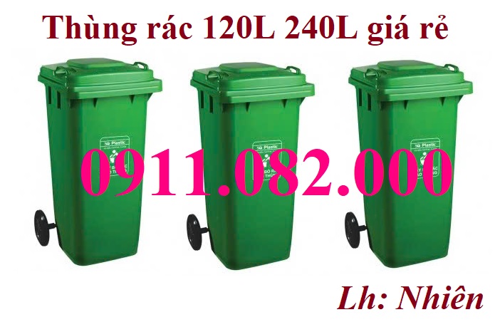 Cung cấp thùng rác giá rẻ nhất thị trường năm 2026- giảm giá đầu năm thùng rác 120l 240l 660l- lh 0