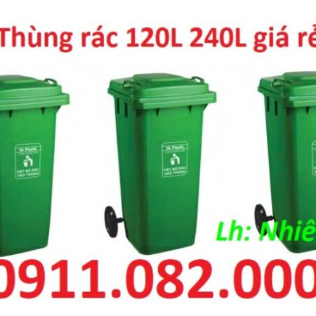 Giảm giá thùng rác 120l 240L năm 2026- thùng rác nhựa giá rẻ tại vĩnh long- lh 0911.082.000 Giảm giá thùng rác 120l 240L năm 2026- thùng rác nhựa giá rẻ tại vĩnh long- lh 0911.082.000