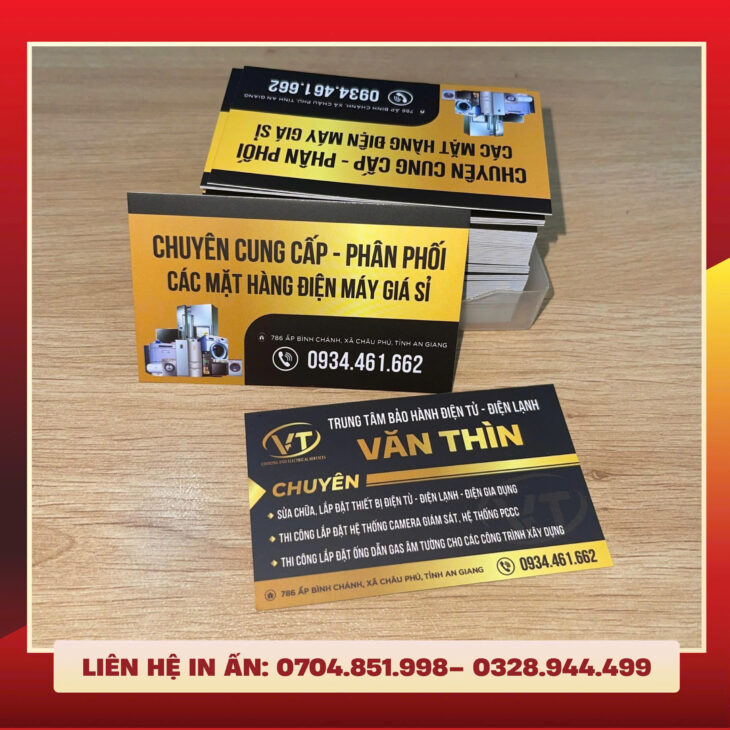 in danh thiếp tại cần thơ