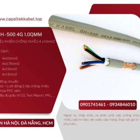 Đà Nẵng, Hà Nội phân phối cáp điều khiển chống nhiễu 4×1.0 Altek Kabel