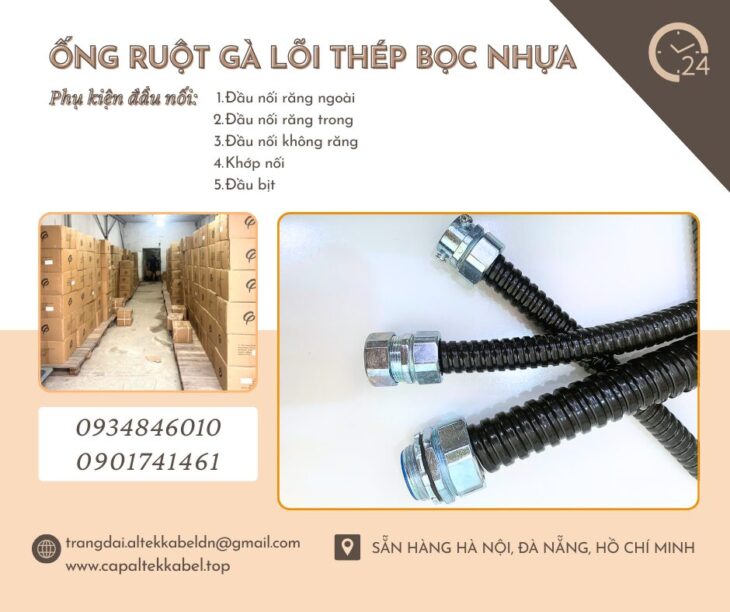 Phụ kiện ống ruột gà, đầu nối ống ruột gà, PG sắt, ống sun sắt