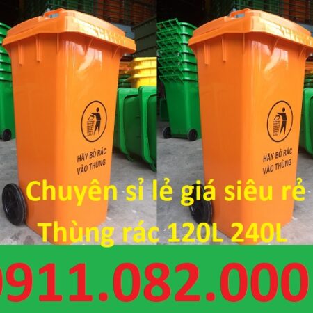 Liên hệ 0911082000 để mua thùng rác nhựa, thùng rác 120l, 240l giá rẻ cạnh tranh