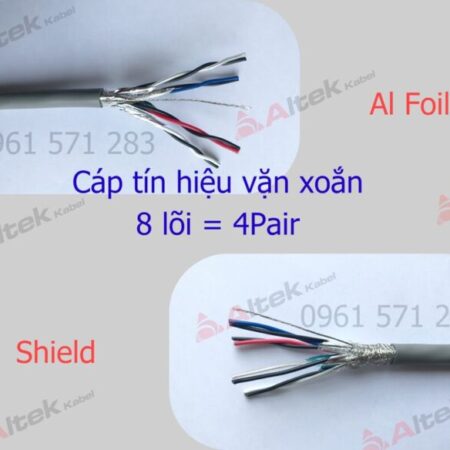 Cáp tín hiệu vặn xoắn AWG / Cáp tín hiệu chống nhiễu RS485