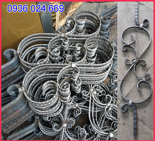 Uốn phụ kiện sắt mỹ thuật tại hà nội