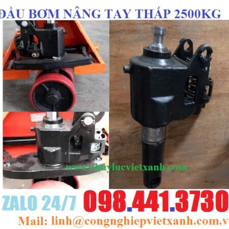 Đầu bơm xe nâng tay 2500kg nhập khẩu giá rẻ Đầu bơm xe nâng tay 2500kg nhập khẩu giá rẻ