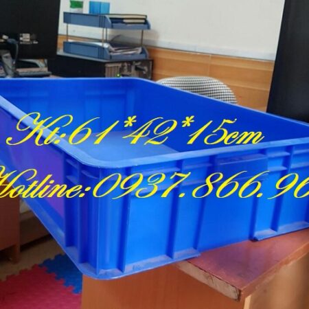 Thùng nhựa có nắp đậy, thùng HPDE nguyên sinh, khay nhựa, thùng nhựa bít