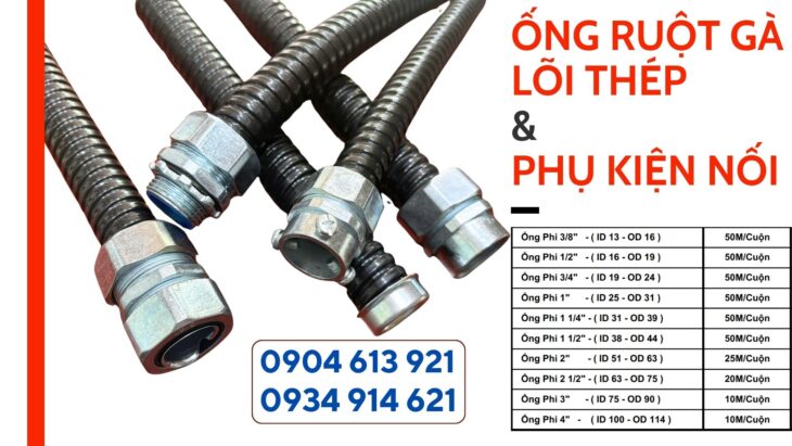 Cung Cấp Ống Ruột Gà Lõi Thép Giá Rẻ Tại Đà Nẵng