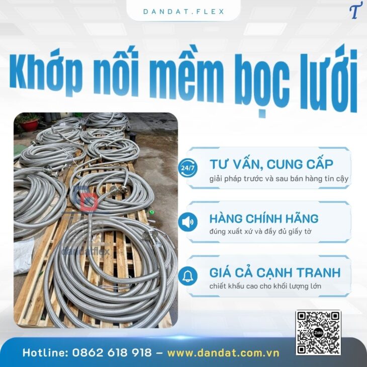 Khớp nối mềm inox 304,khớp nối mềm inox lắp bích,khớp nối mềm kim loại nối bích, khớp nối chống rung