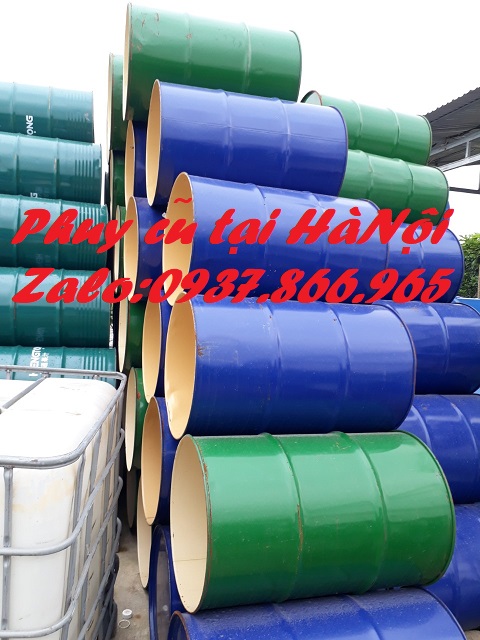 Phuy sắt, thùng phuy sắt cũ, bán phuy sắt tại Hà Nội, phuy nắp mở cũ, phuy cũ