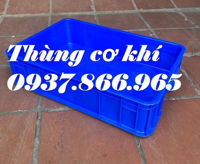 Thùng nhựa có nắp đậy, thùng HPDE nguyên sinh, khay nhựa, thùng nhựa bít