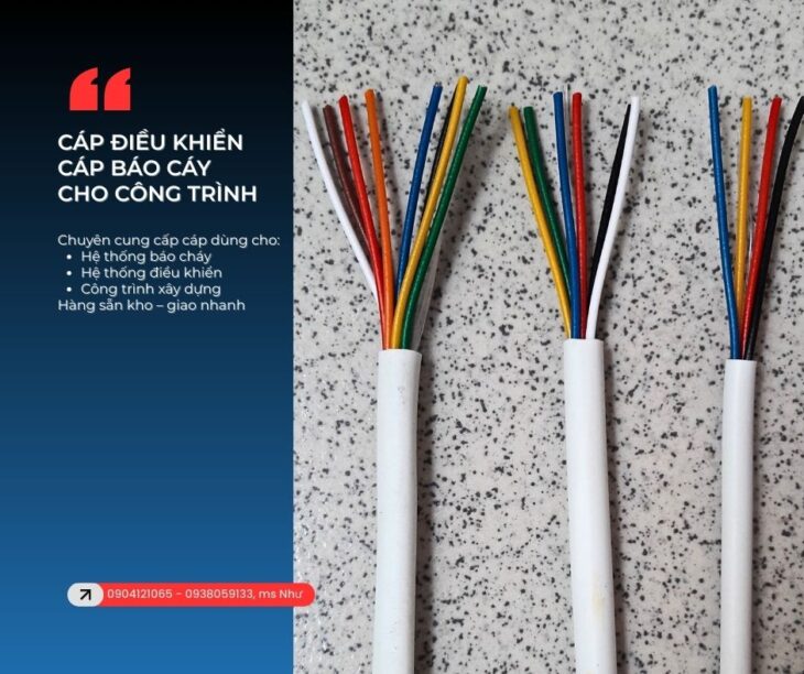 Cáp tín hiệu cho hệ thống điều khiển nhà máy