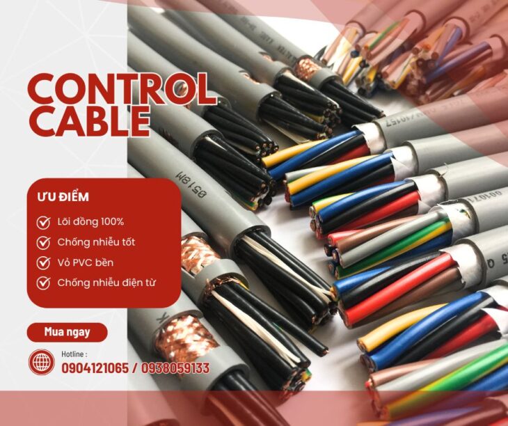 Cáp điều khiển lõi đồng chất lượng cao cho nhà máy