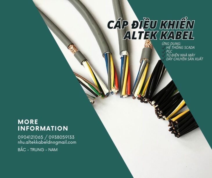 Cáp điều khiển lõi đồng chất lượng cao cho nhà máy
