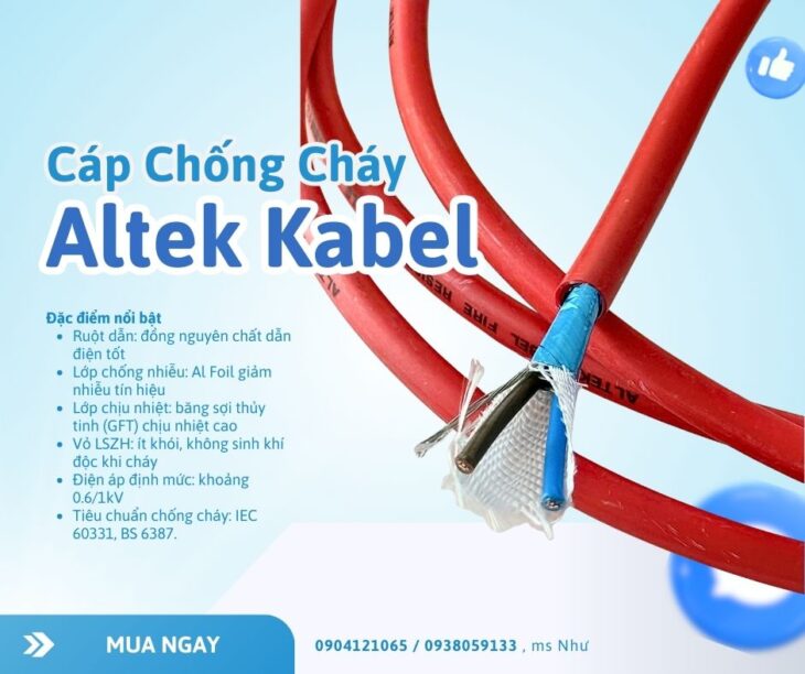 Cung cấp cáp chống cháy cho công trình