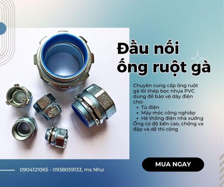 Ống ruột gà luồn dây điện cho tủ điều khiển