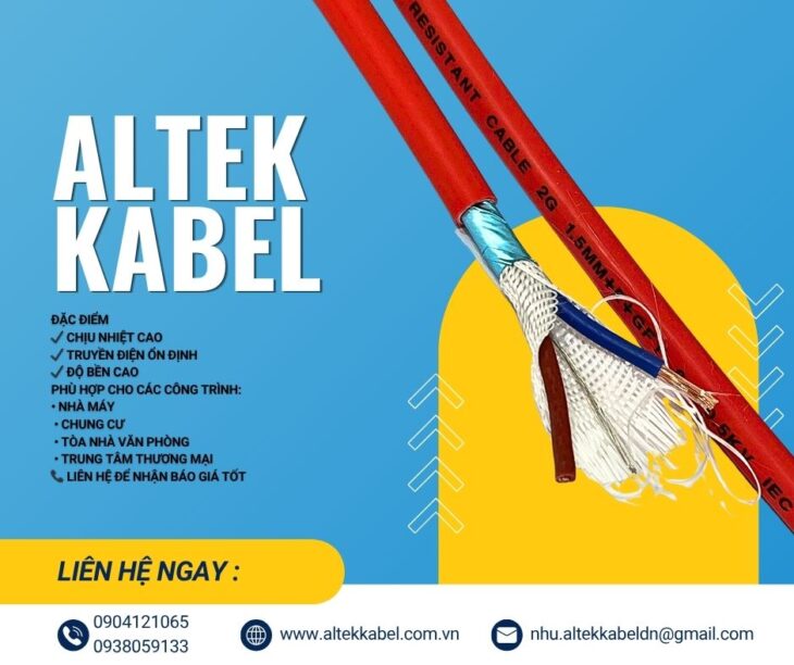 Báo giá cáp chống cháy cho công trình