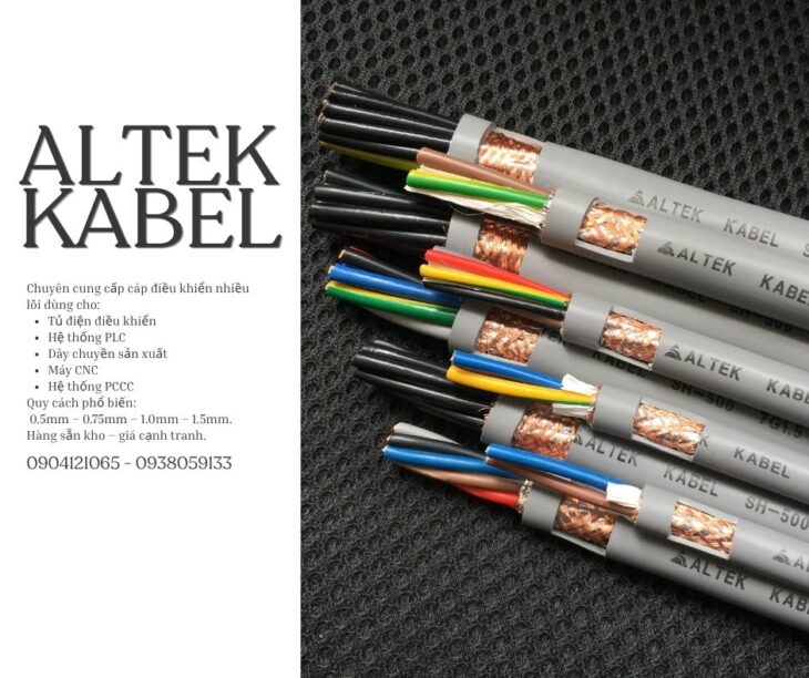 Cung cấp cáp điều khiển chống nhiễu cho hệ thống tự động hóa