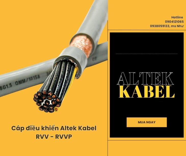Cáp điều khiển dùng cho tủ điện – dây chuyền sản xuất