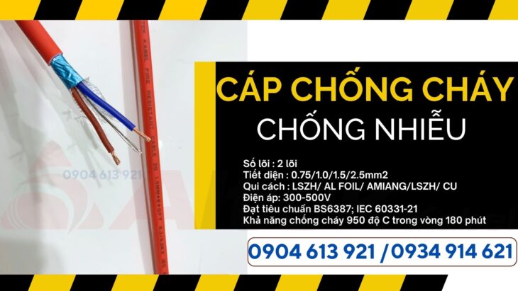 Dây chống cháy chống nhiễu 2×1.0mm2 Altek Kabel – phân phối tại HCM