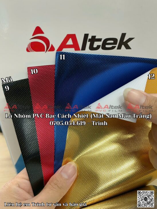 Lá nhôm bạc cách nhiệt, nhựa pvc giá tốt tại Altek