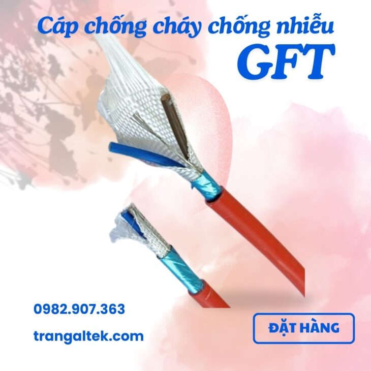 Phân phối cáp chống cháy chống nhiễu 3 miền
