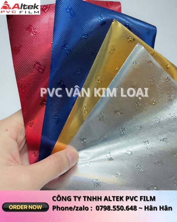 Màng Pvc vân lập phương 3D- hiệu ứng khối kim loại sang trọng