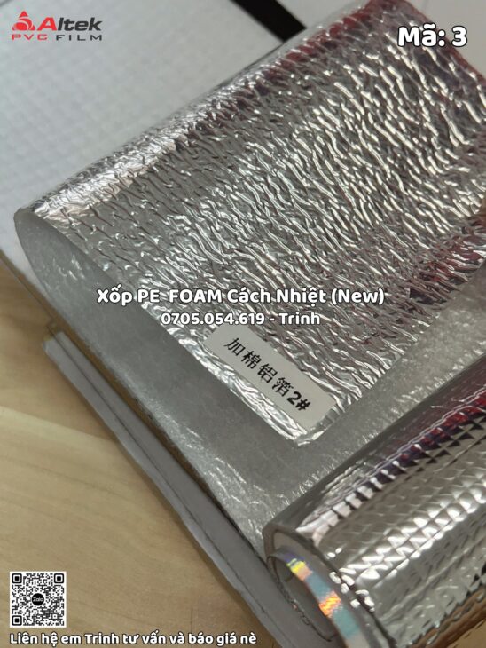 Xốp Pe Foam Tráng Bạc cách nhiệt – báo giá tốt tại HCM
