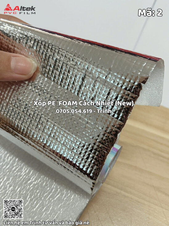 Xốp Pe Foam Tráng Bạc cách nhiệt – báo giá tốt tại HCM