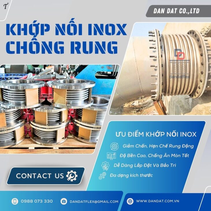 Khớp nối mềm ống gió, khớp nối mềm bằng vải chịu nhiệt, khớp nối chống rung cho quạt công nghiệp
